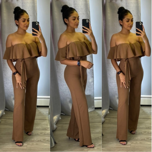 Mireya Jumpsuit (Mocha)