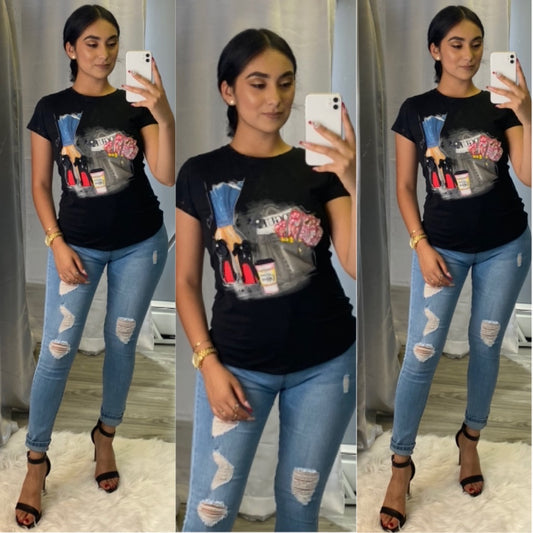 But Coffee First Shirt (Black)