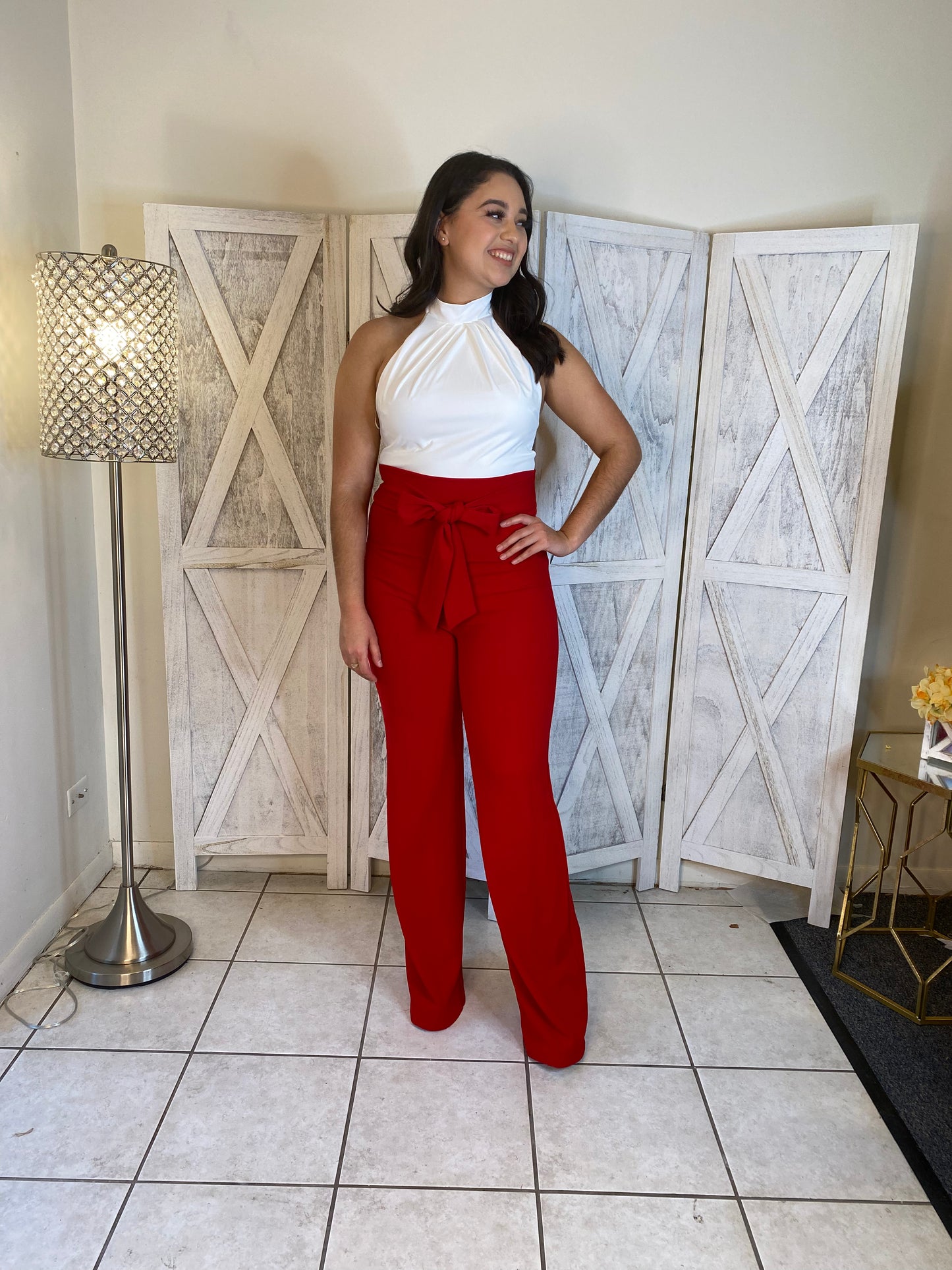 Watch Me Go Pants (Red)