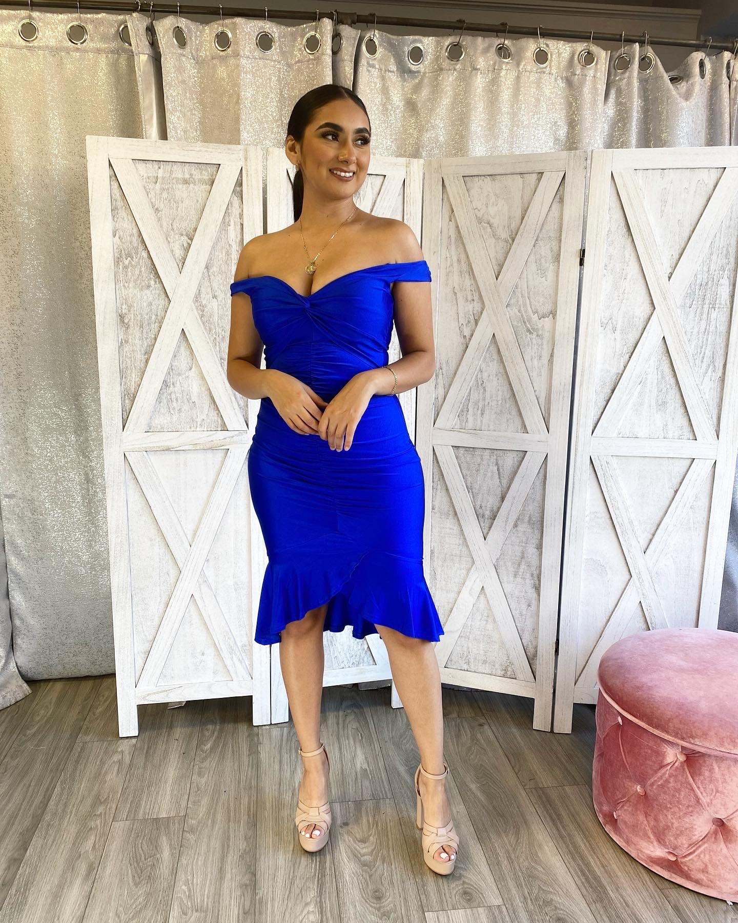 Delaney Dress (Royal)