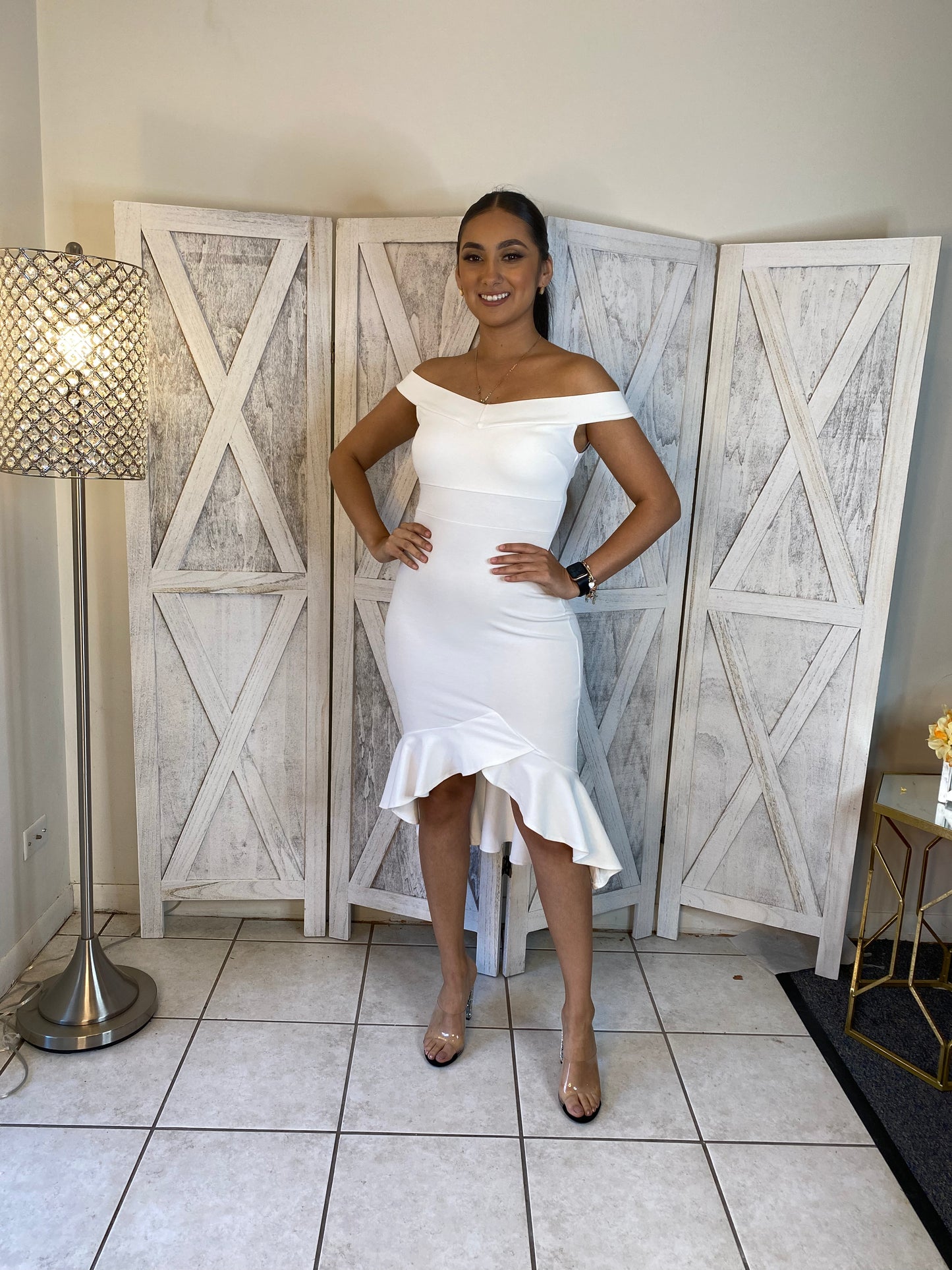 Aretzi Dress - Ivory