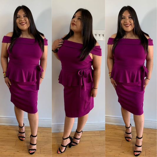 One Sweet Day Dress (Magenta)