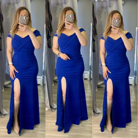 Marlene Dress -Royal