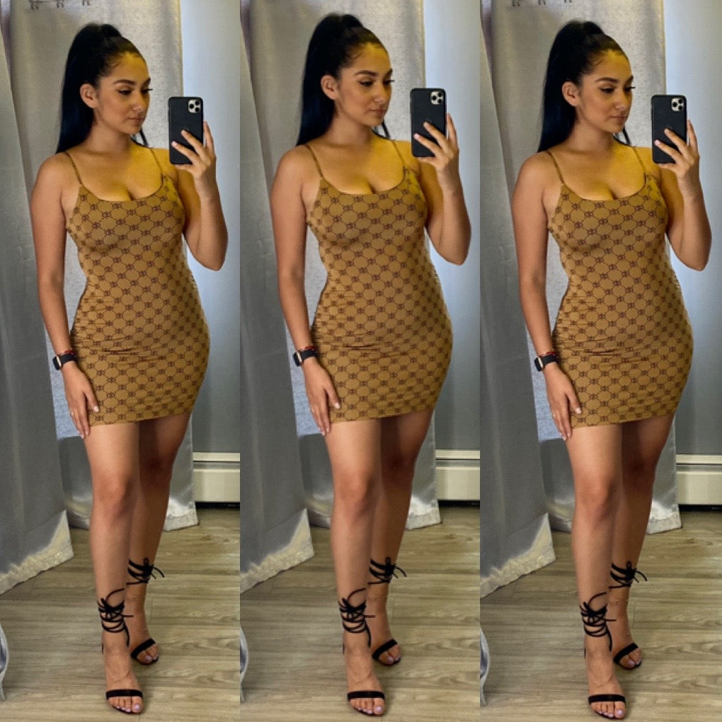 Albany Dress (Mocha)