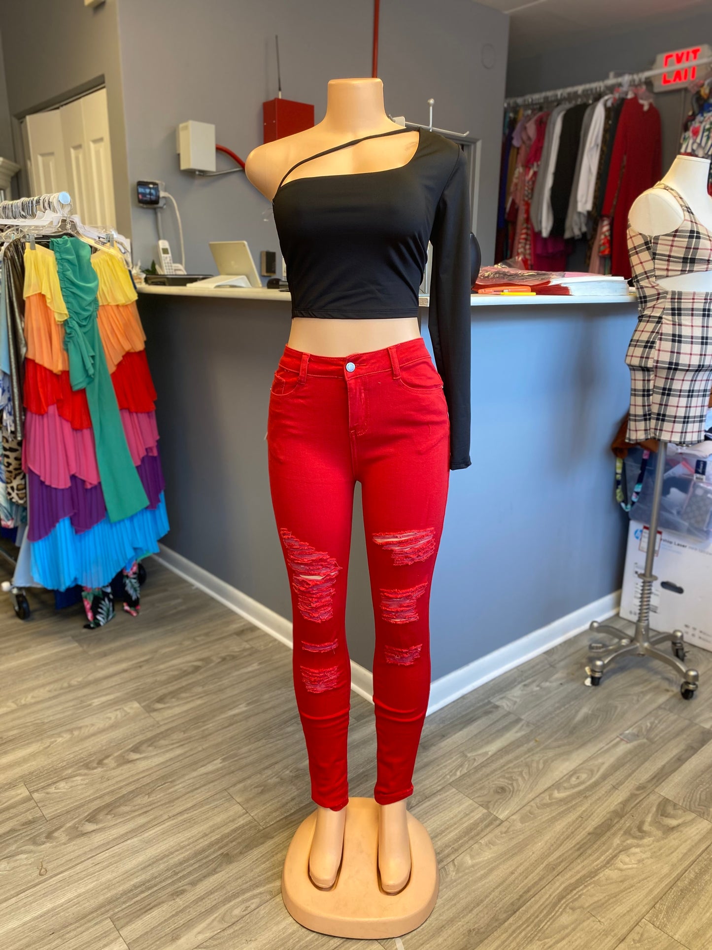 Not Your Basic Chick Top (Black)