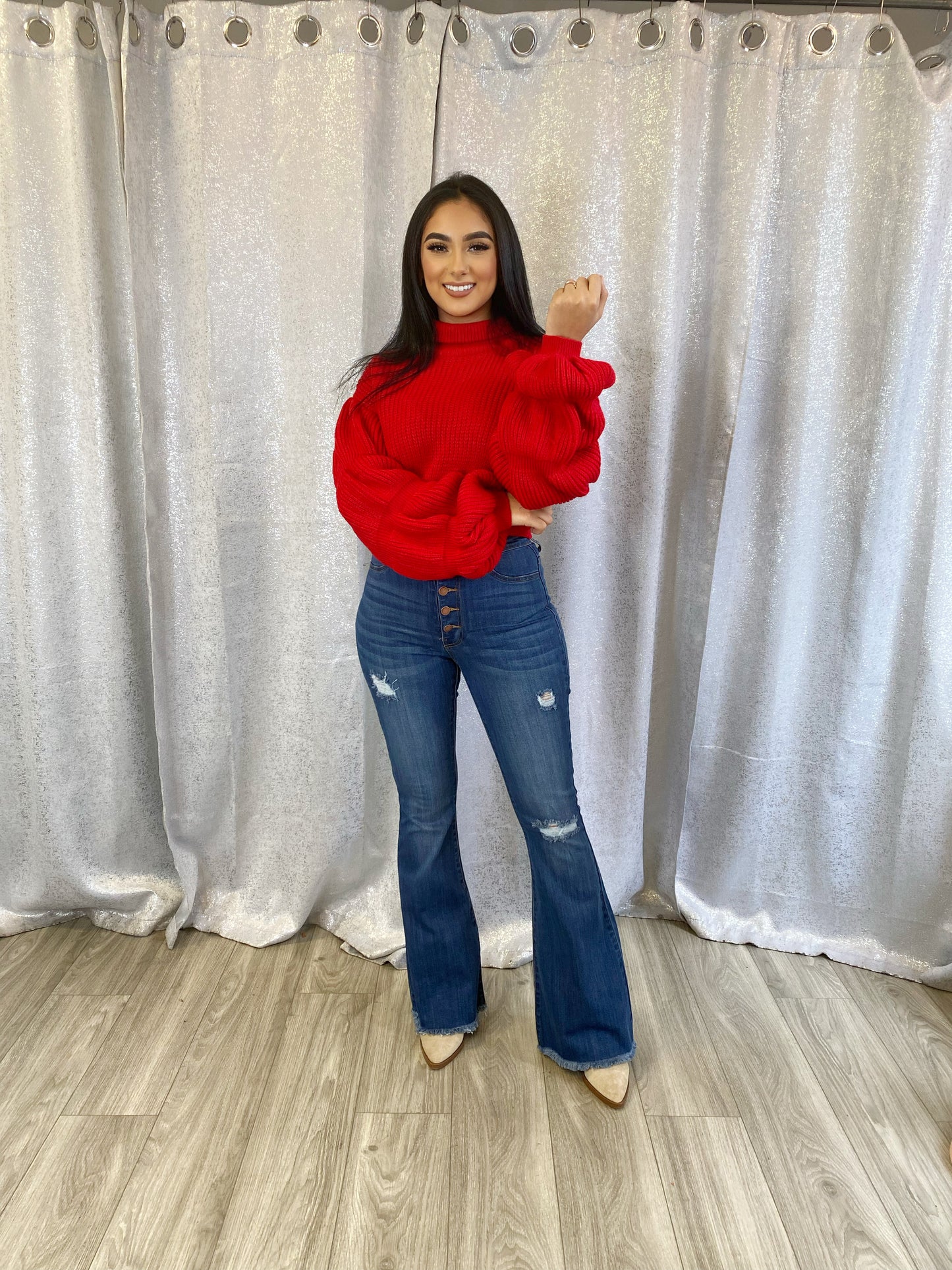 Emilia Sweater (Red)