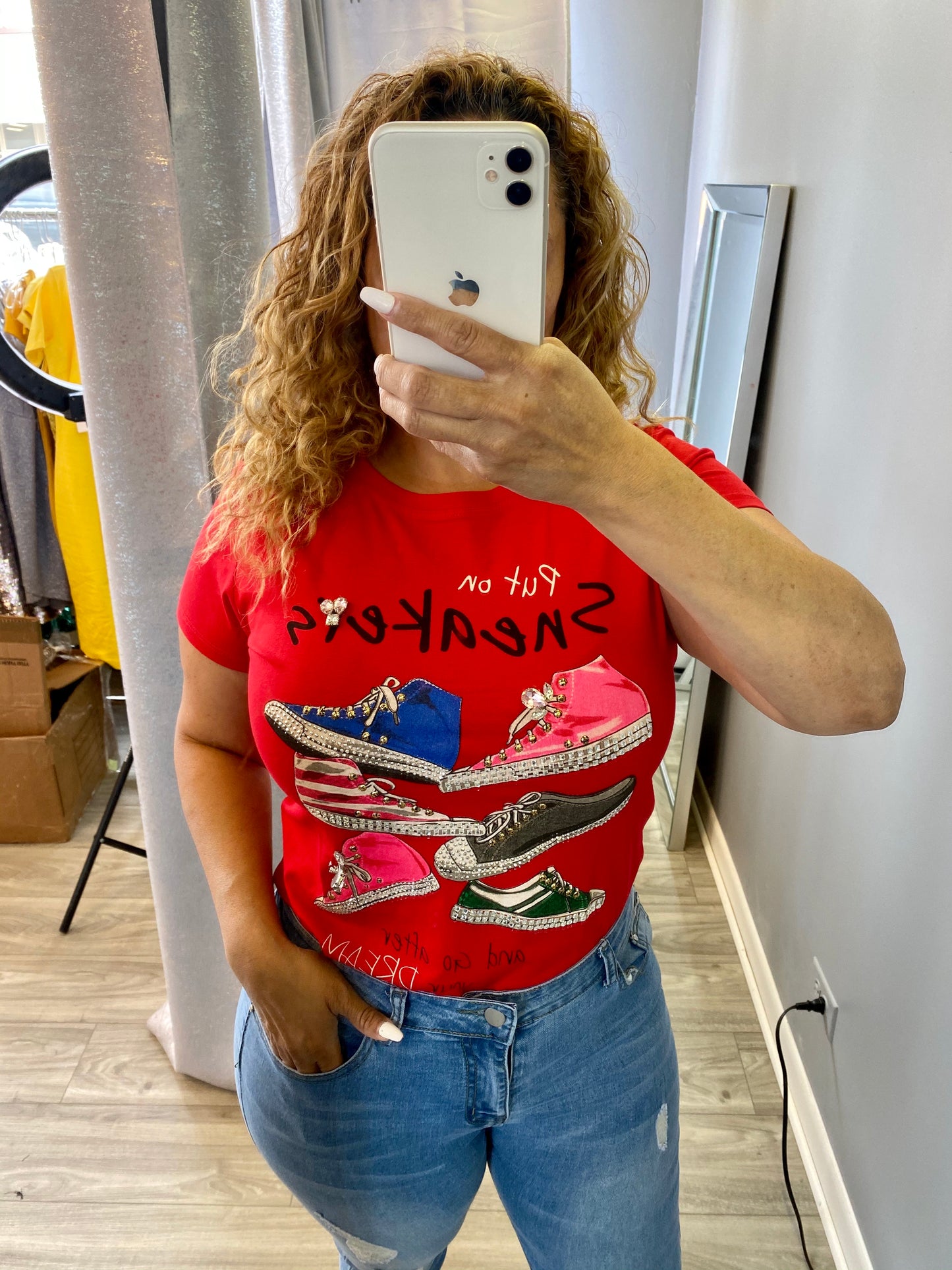 Sneakers Shirt (Red)