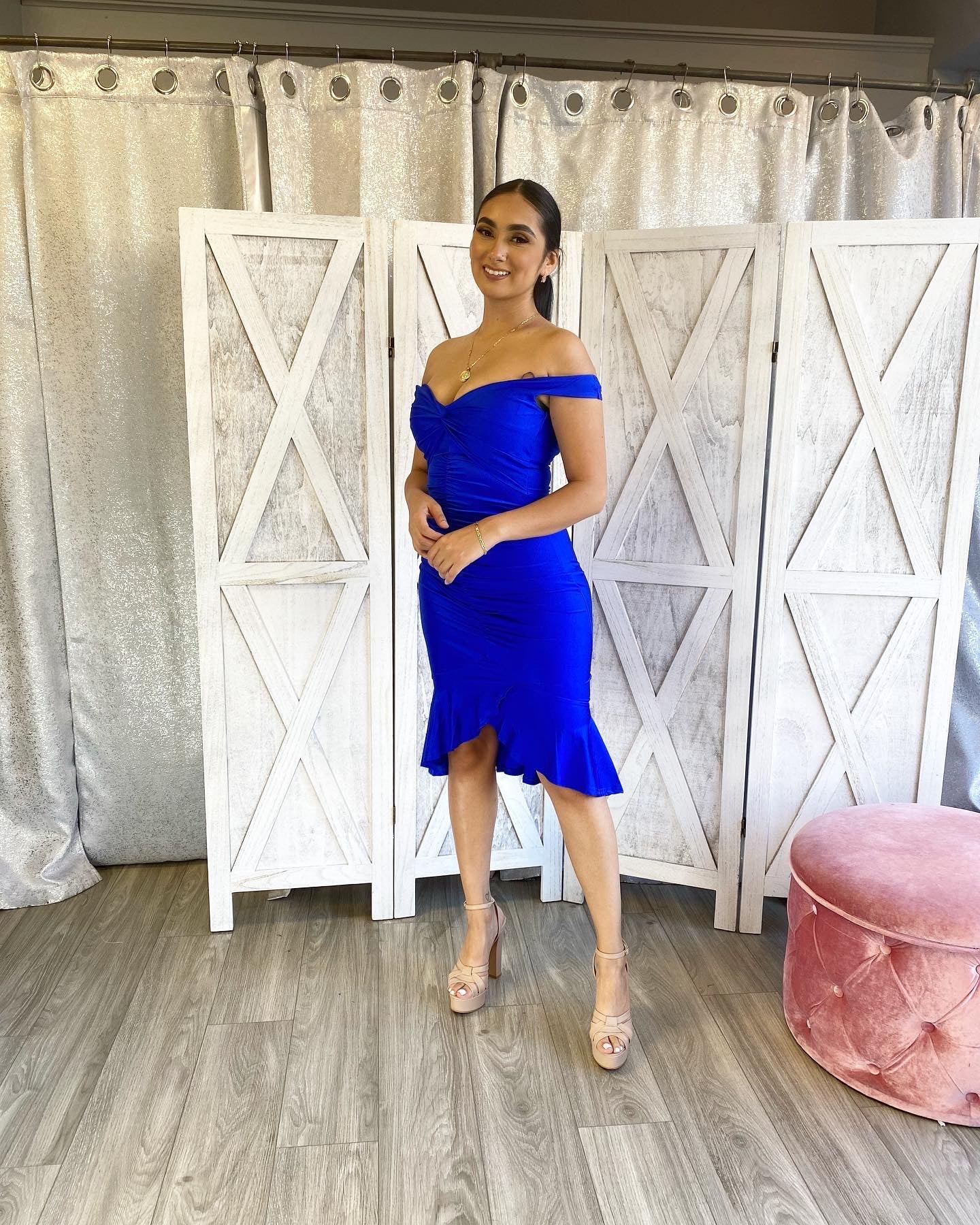 Delaney Dress (Royal)