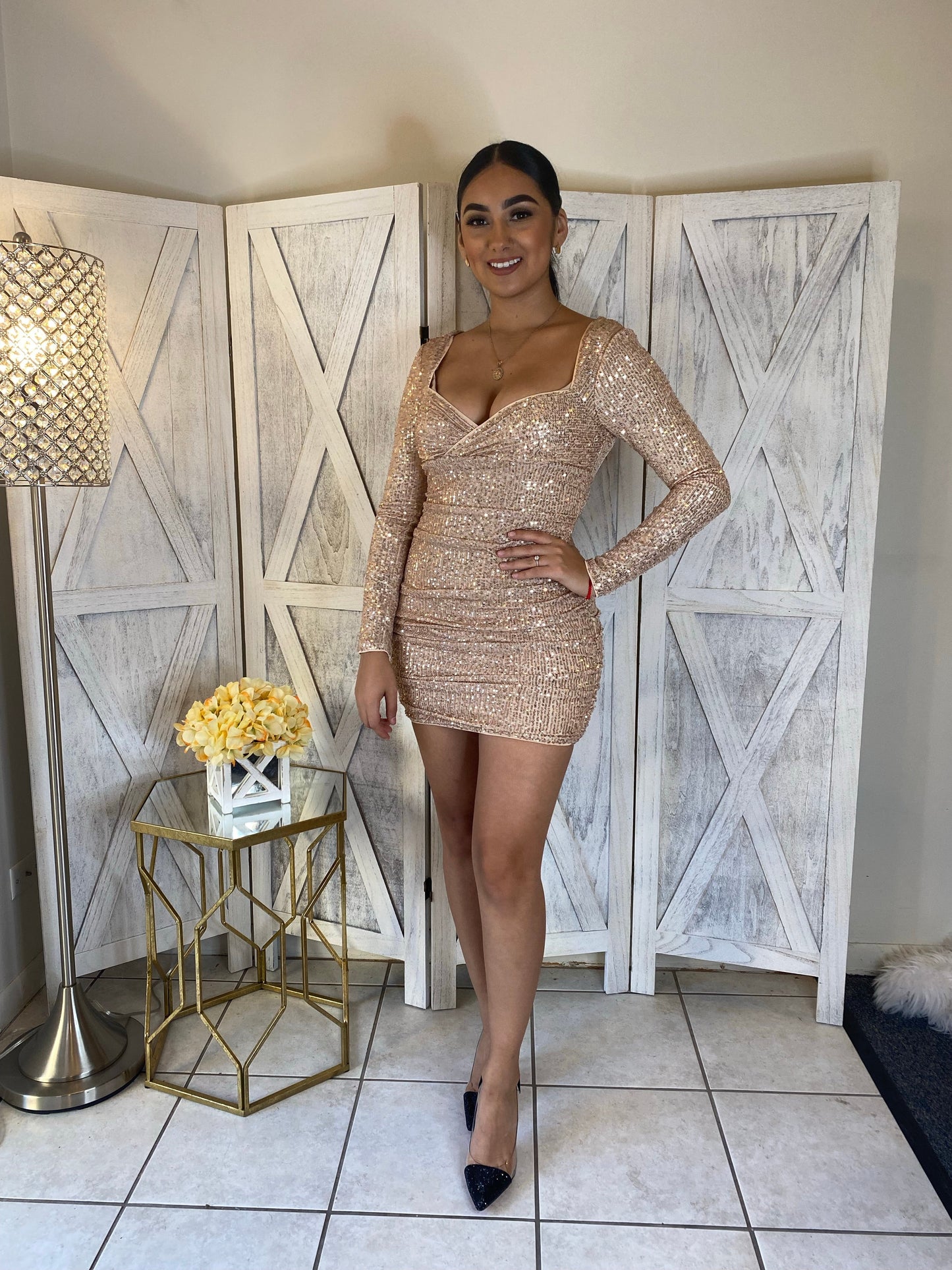 Queen Anne Dress (Champagne)