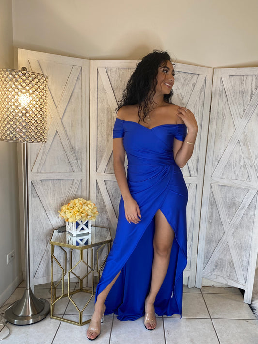 Veronica Dress (Royal)