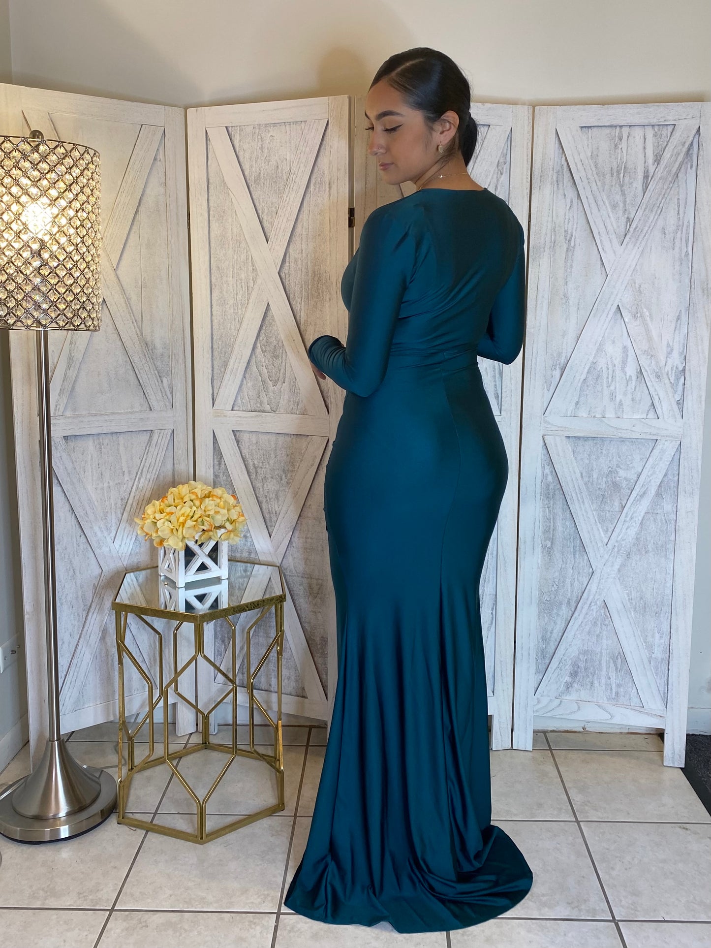 Harper Dress (Dark Teal)