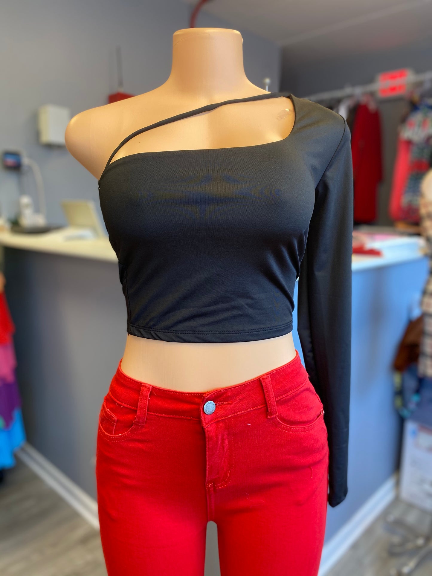 Not Your Basic Chick Top (Black)