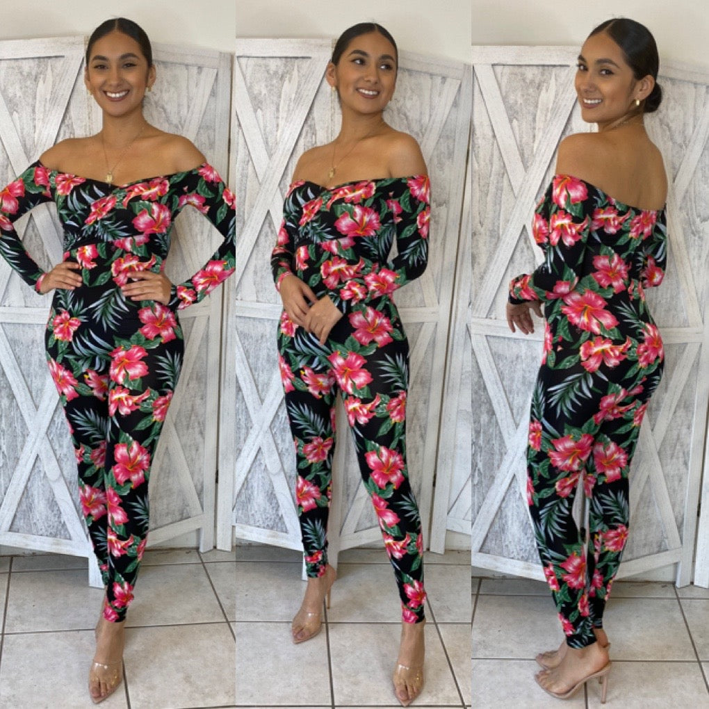 Hips and Palms Jumpsuit (Pink)