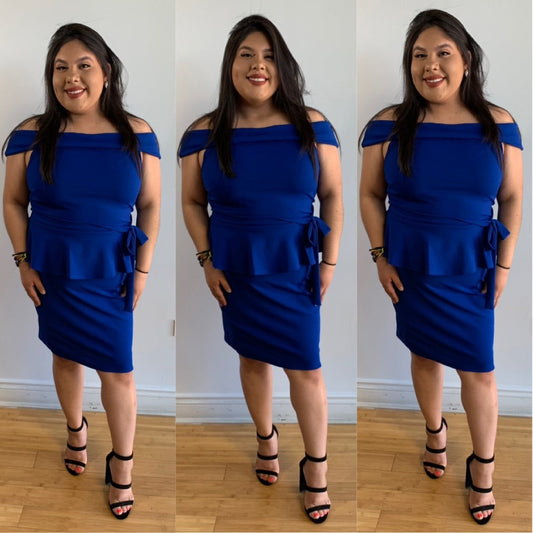 One Sweet Day Dress (Royal)