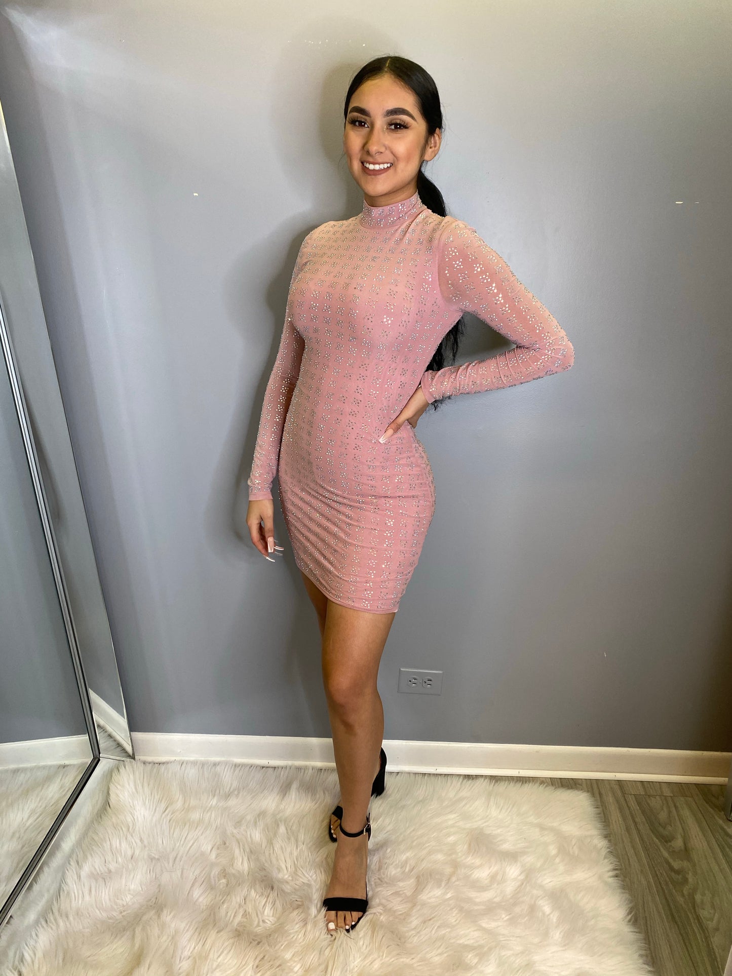 Crown Jewels Dress - Mauve